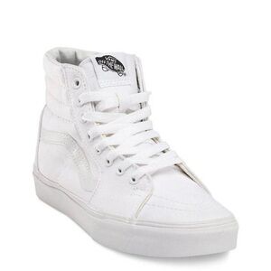 Vans Unisex Sk8-Hi True White Lace Up High Top Shoes - new